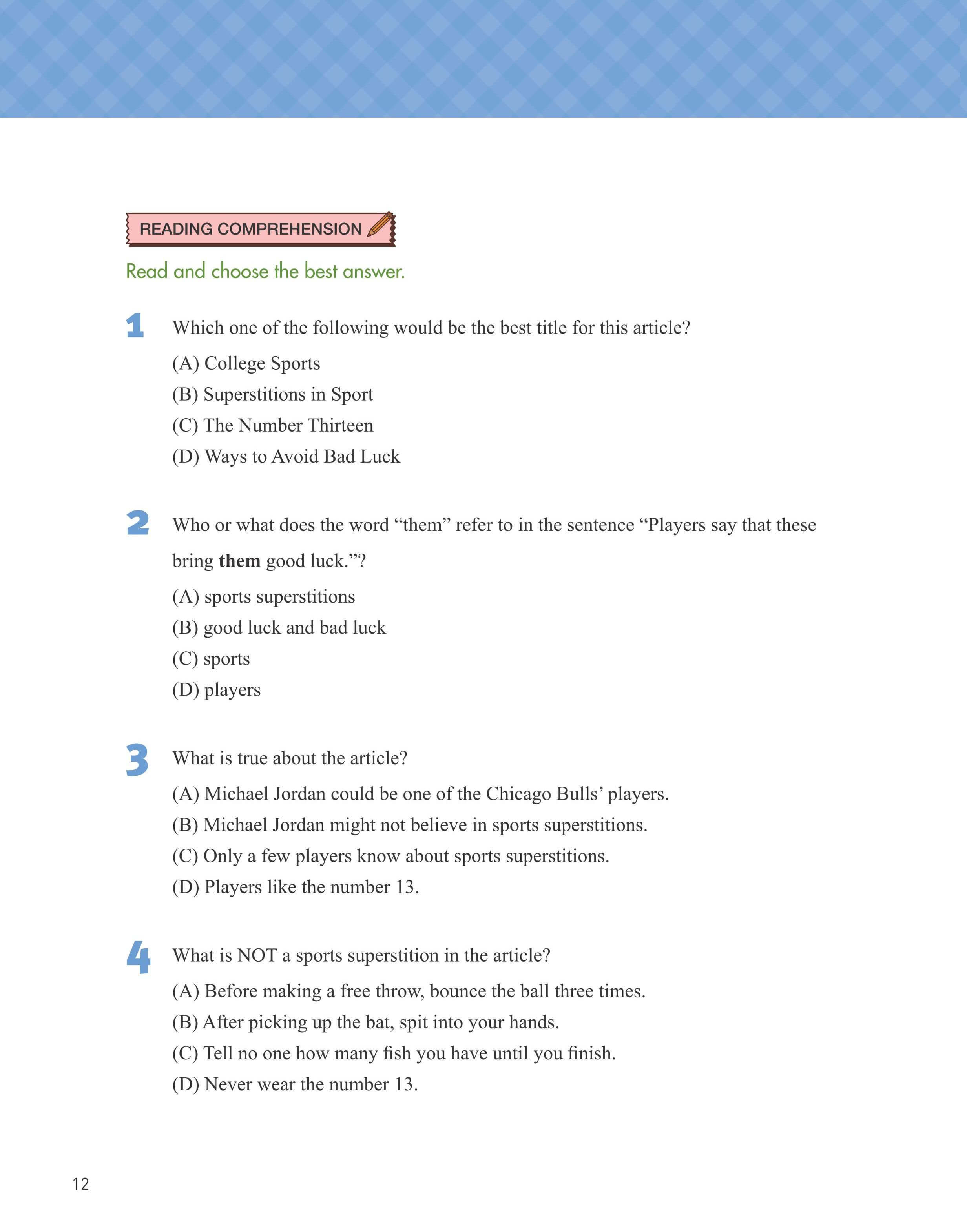 Reading 101 Level 1 Unit 1-4