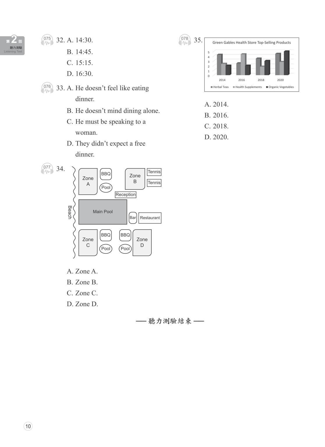 新全民英檢黃金考題試題包中級初試_sample pages_09
