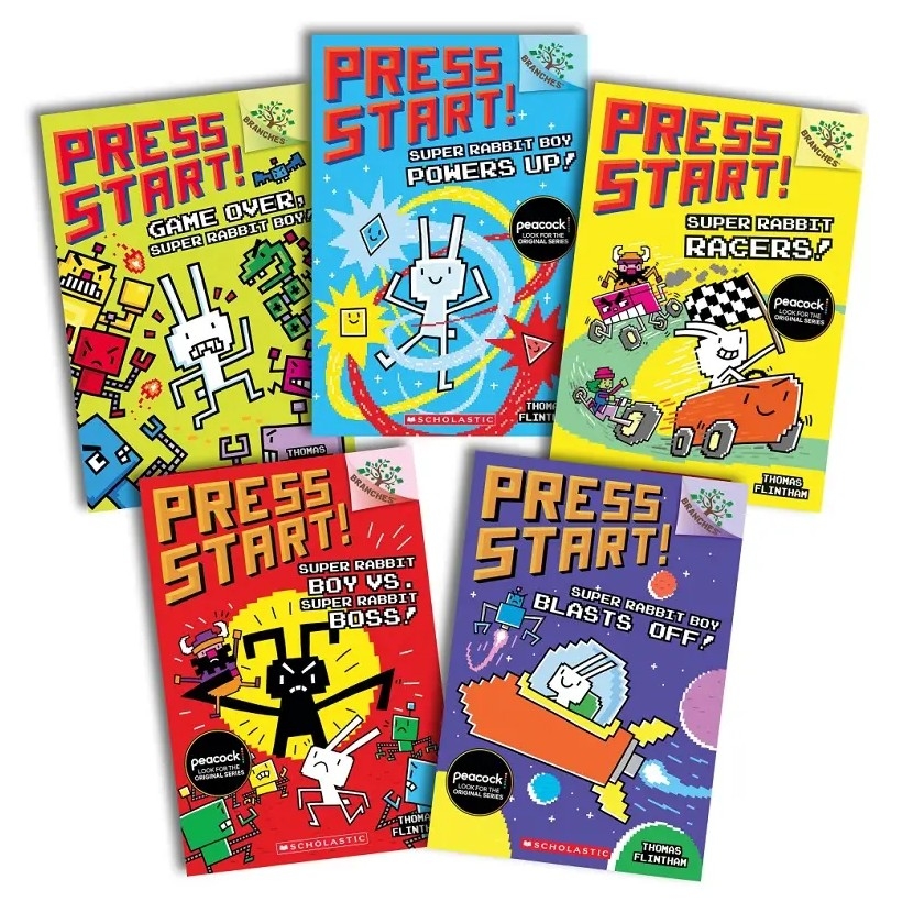 SC Press Start! 方塊兔 #1-5 單冊版 (5書一套)