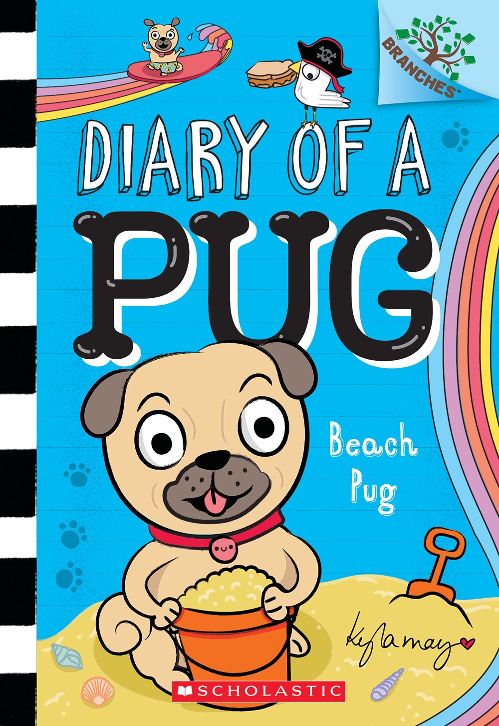 9781338877601 Diary of a Pug #10 Beach Pug
