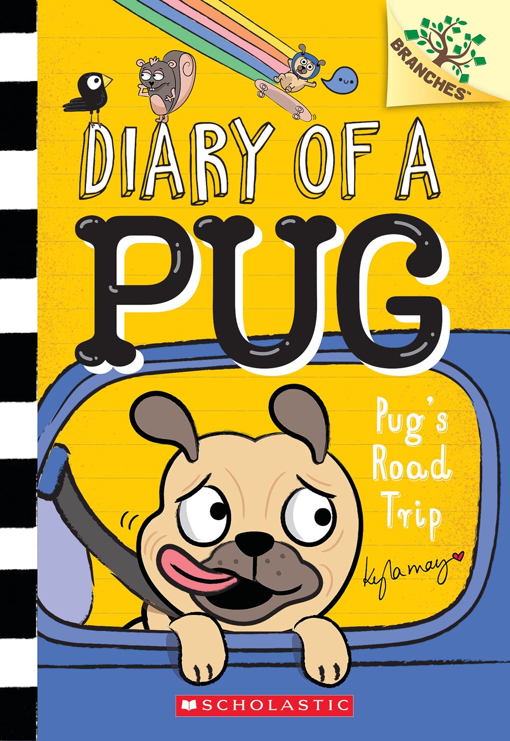 9781338713503 Diary of a Pug #7 Pug's Road Trip